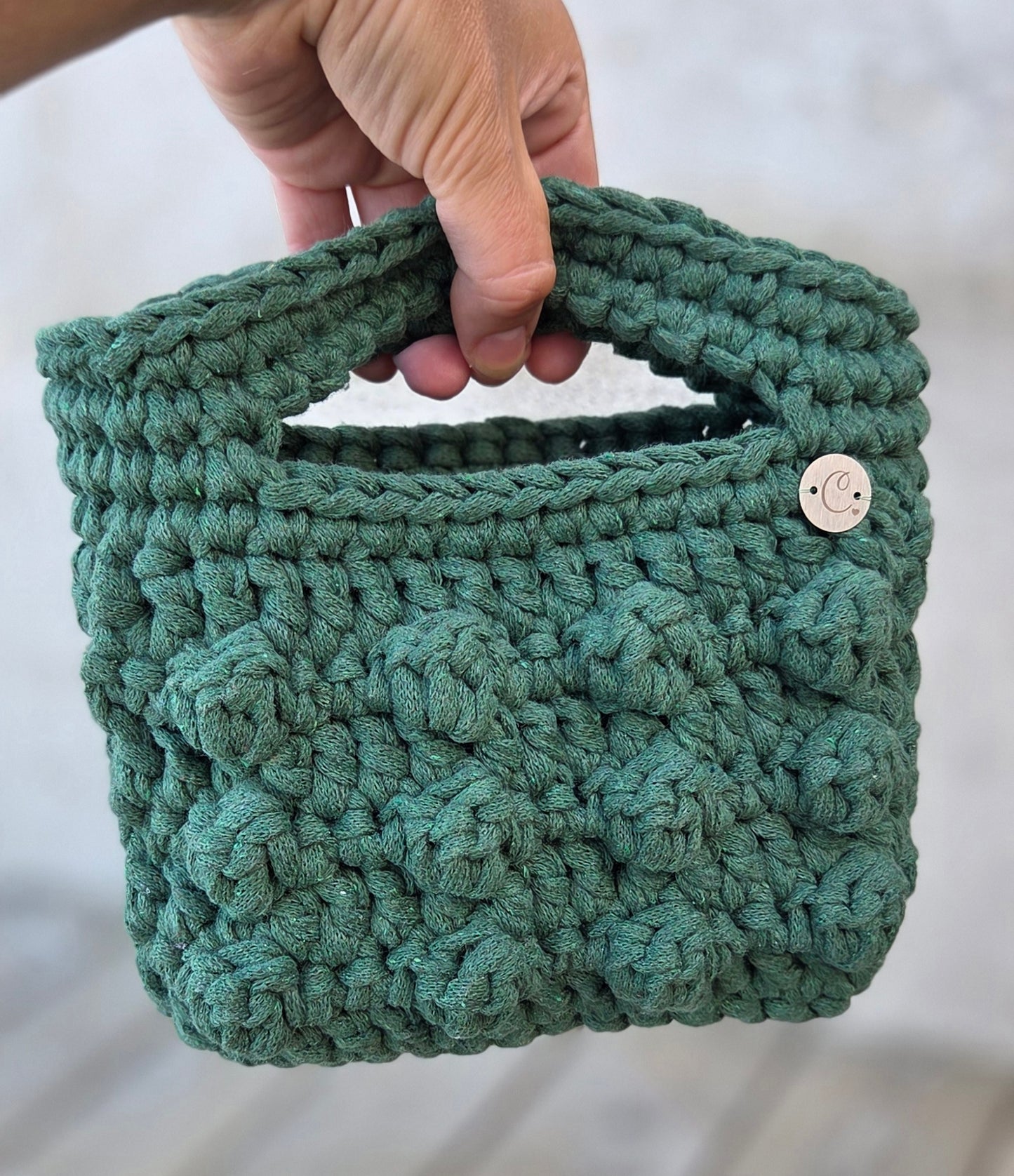Chunky bubbles Dark green Medium