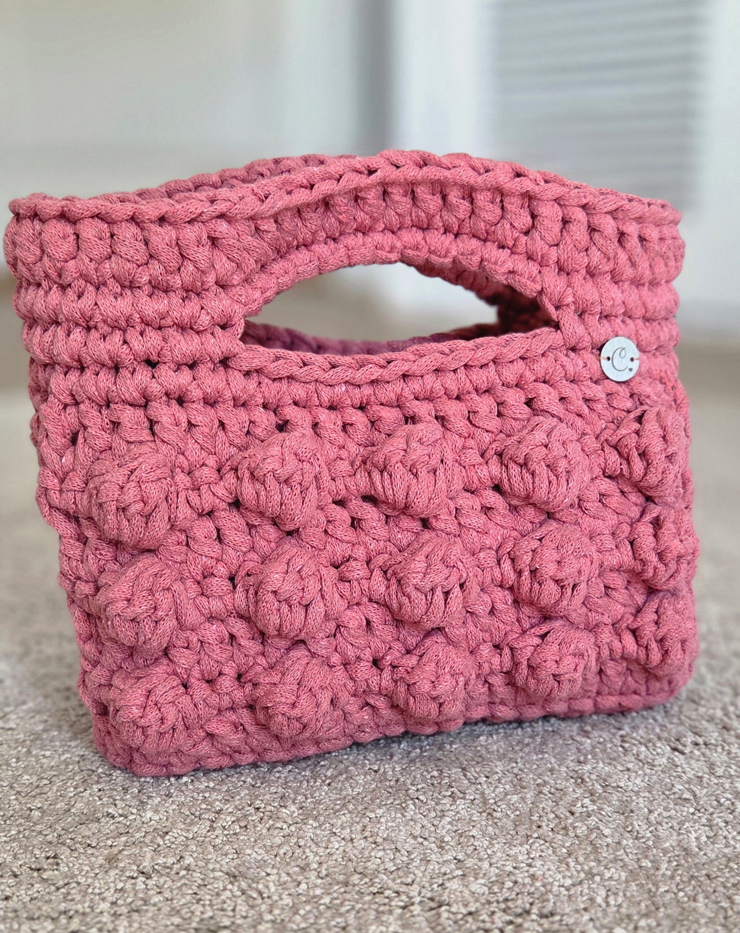 Chunky bubbles Old rose Large