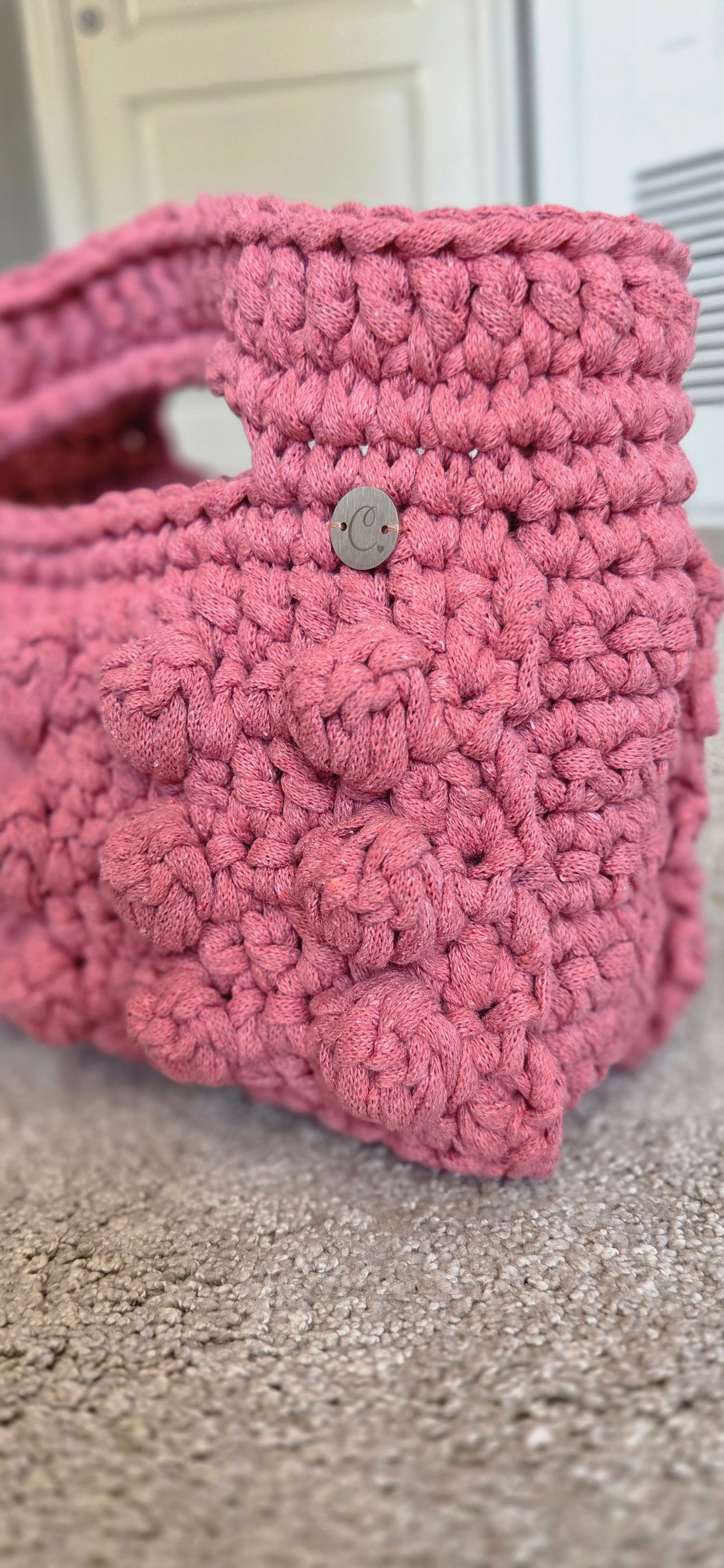 Chunky bubbles Old rose Large