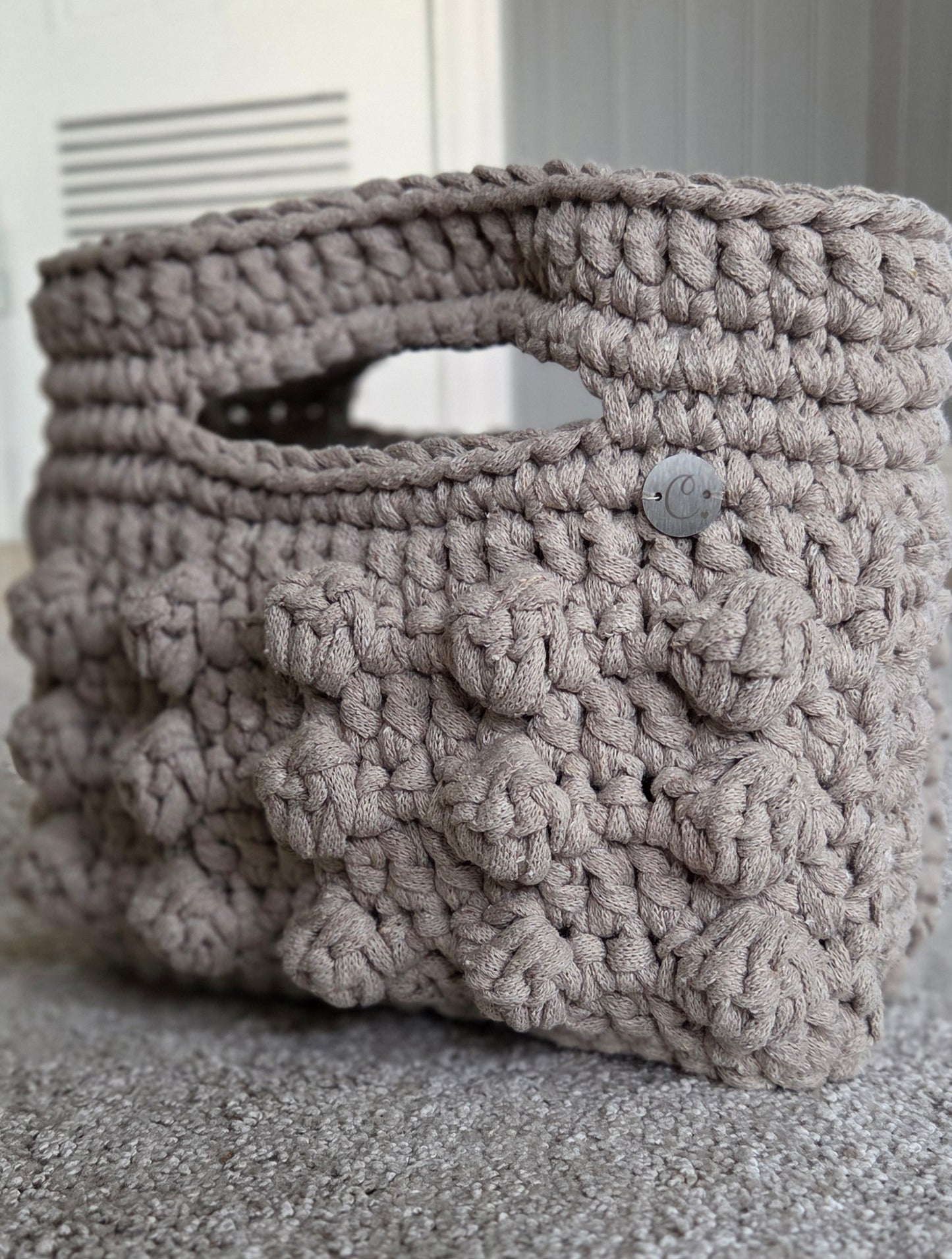 Chunky bubbles Beige Large