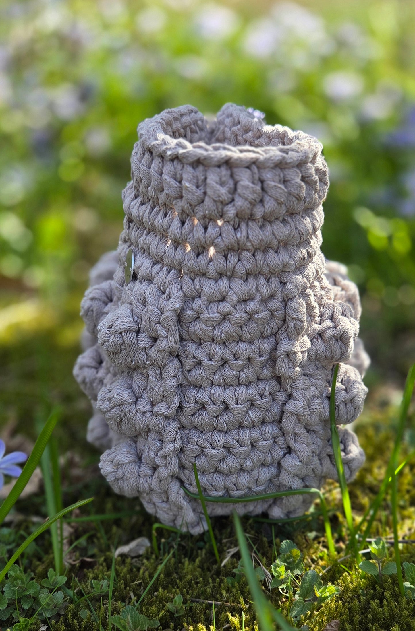 Chunky bubbles Beige Large