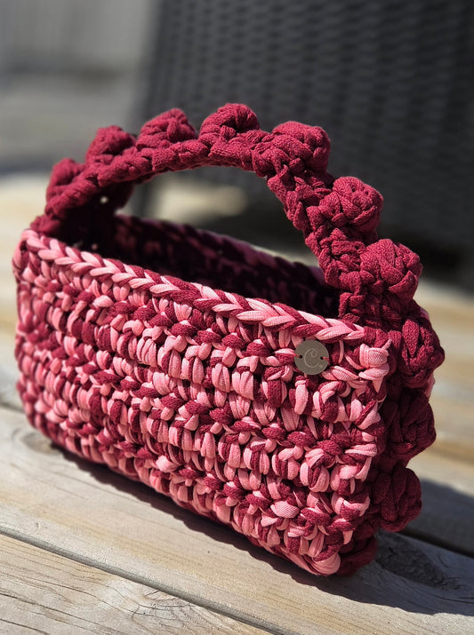 Bubbelremsväska Burgundy pink