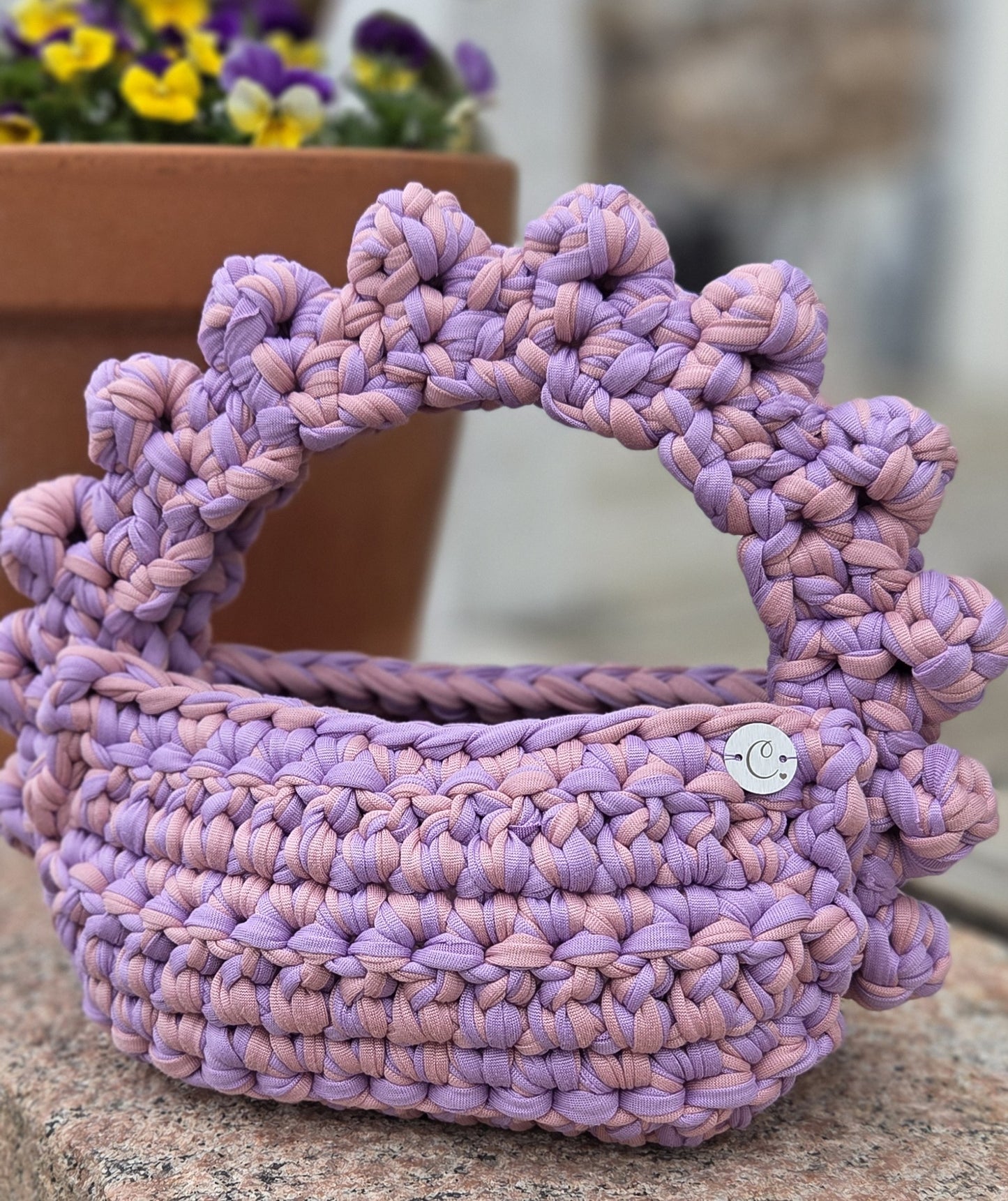 Bubbelremsväska Chunky Purple/Pink
