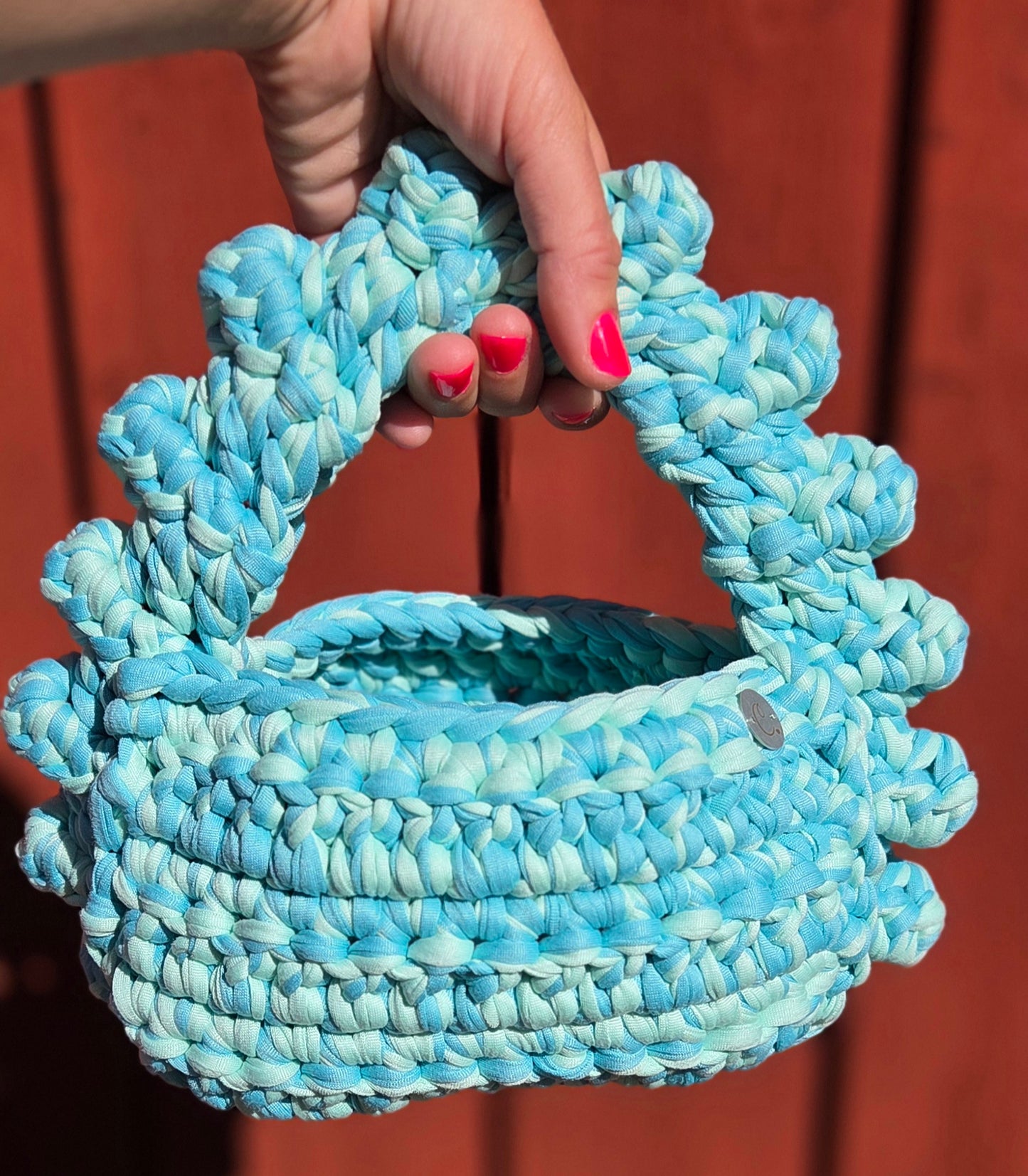 Bubbelremsväska Chunky Blue