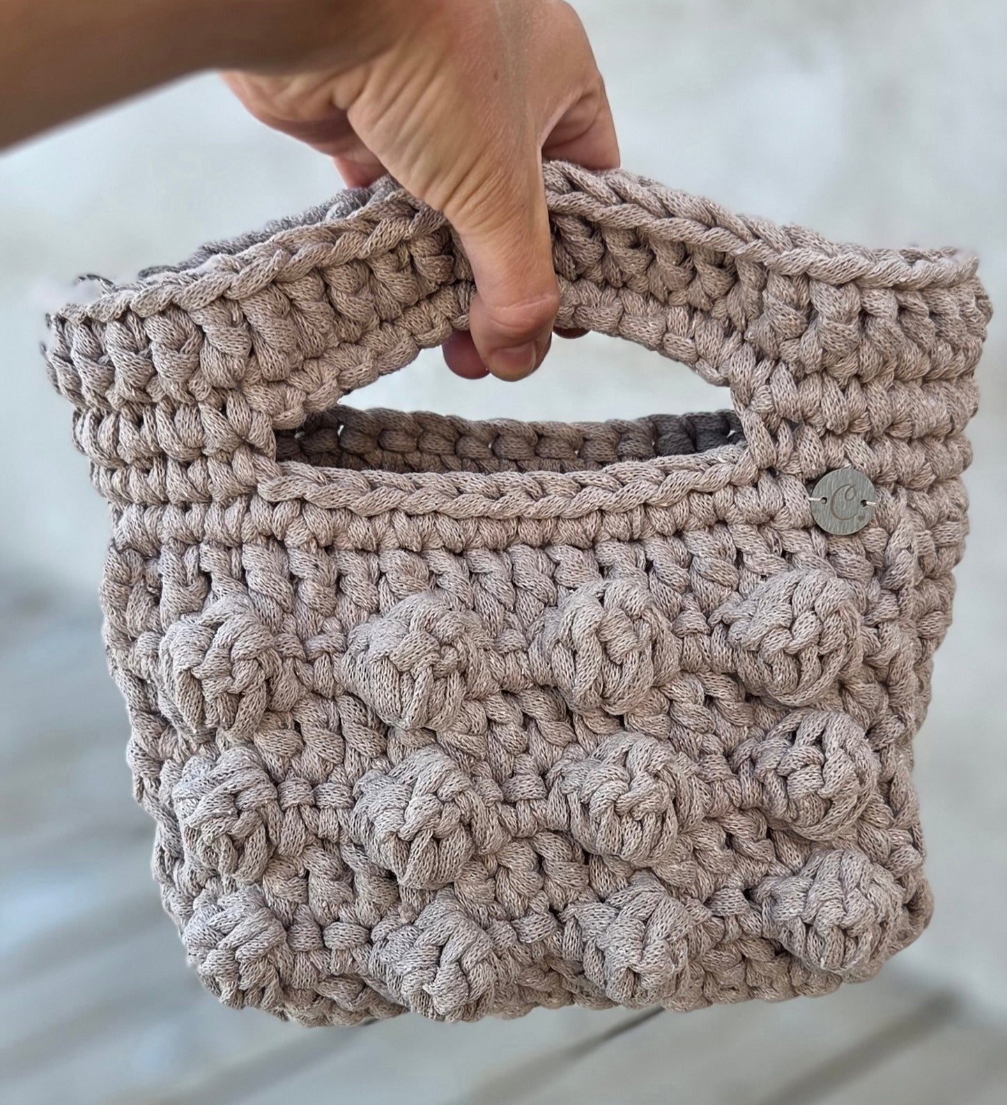 Chunky bubbles Beige Medium