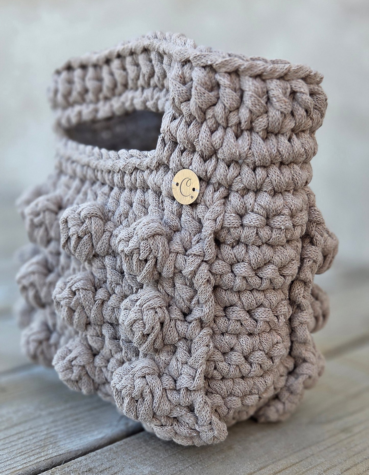 Chunky bubbles Beige Medium