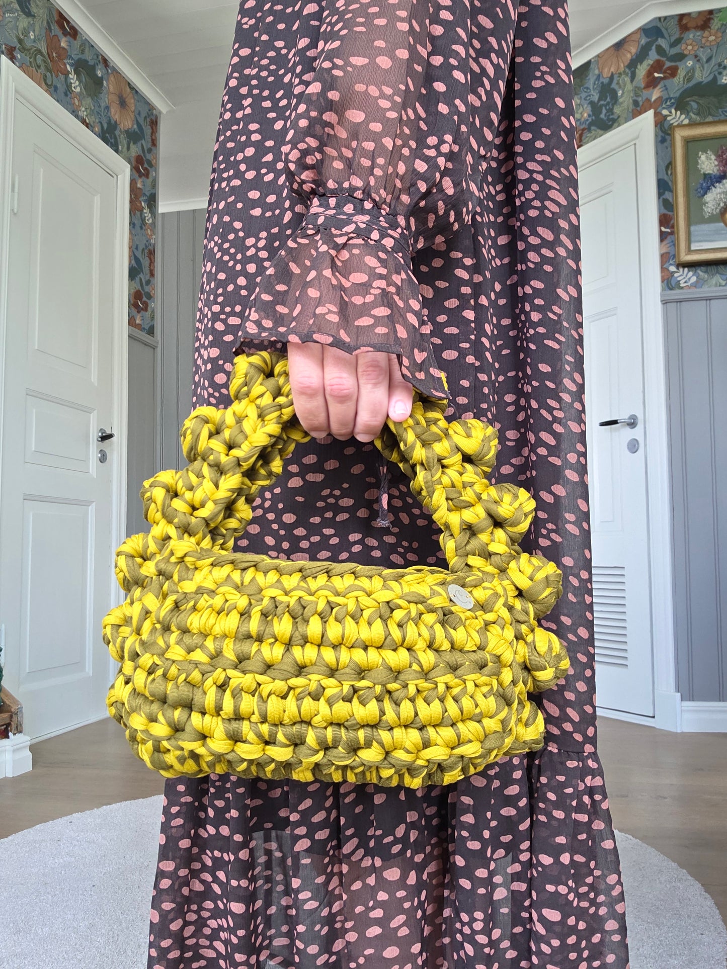 Bubbelremsväska Chunky Olive