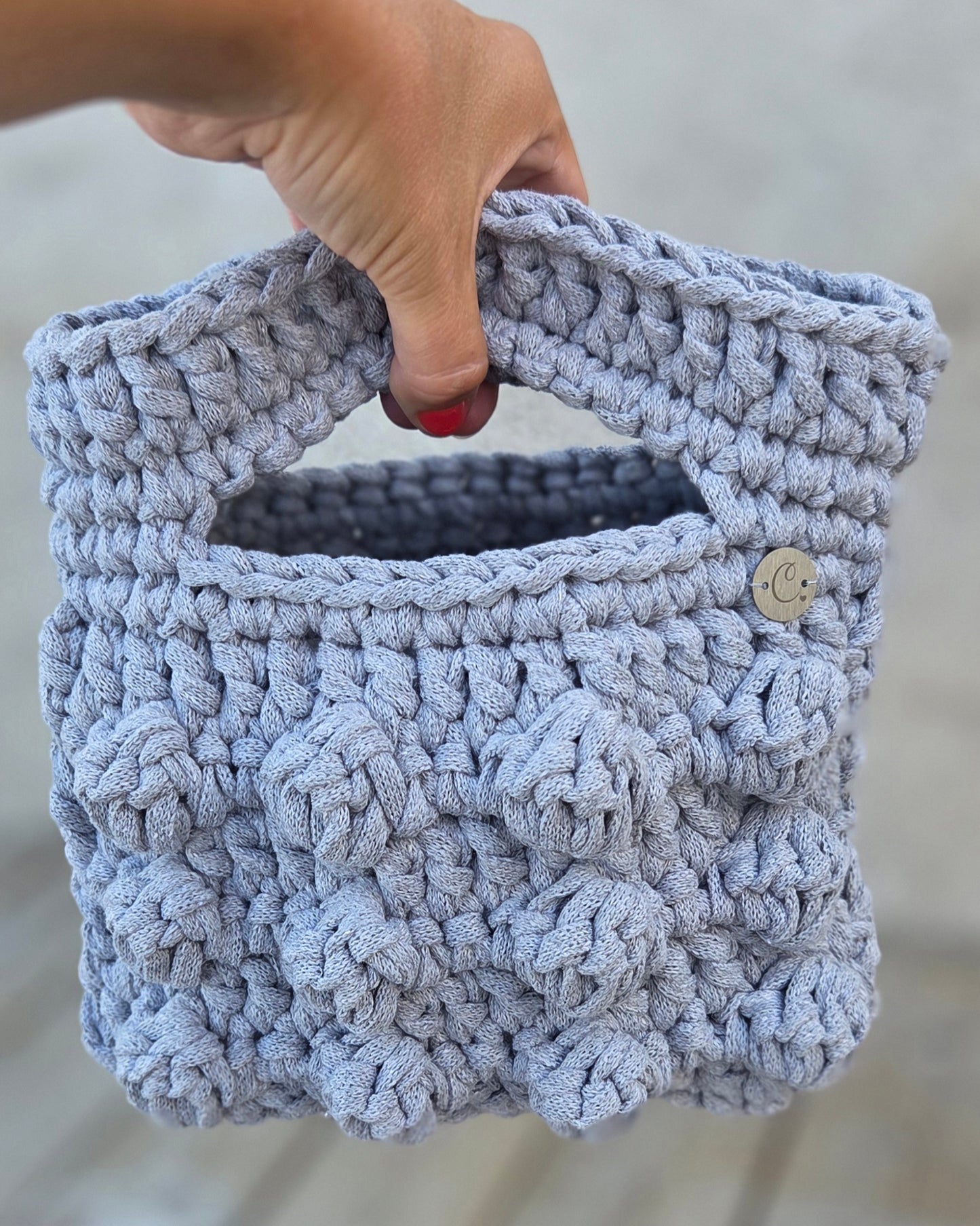 Chunky bubbles Light Grey Medium